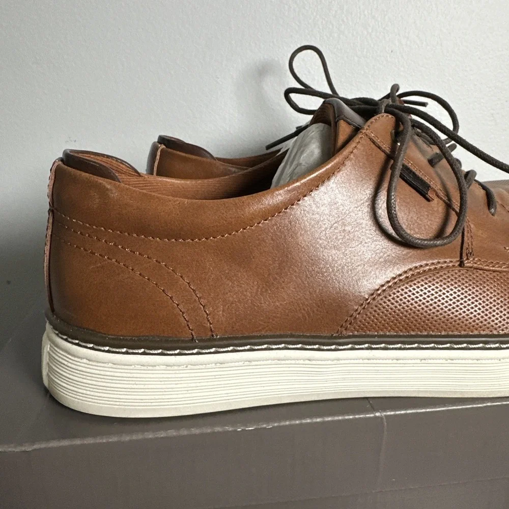 Crown Vintage Mens Shoes Dress Casual Shoes Brown US 11 Cr-Thoren Cognac